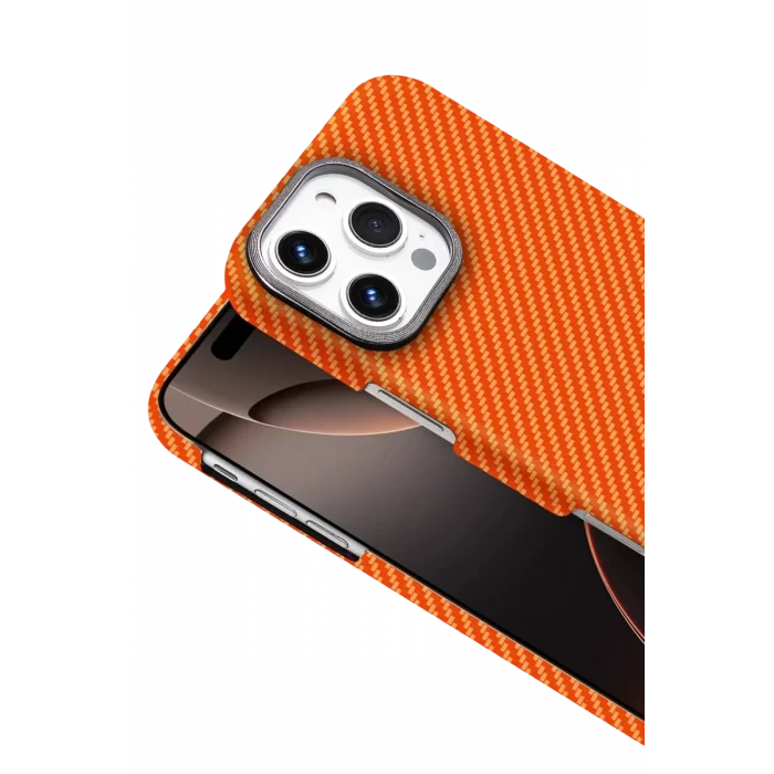 Mey İthalat®   iPhone 16 Pro Max Vega Magsafe Kapak - Sarı