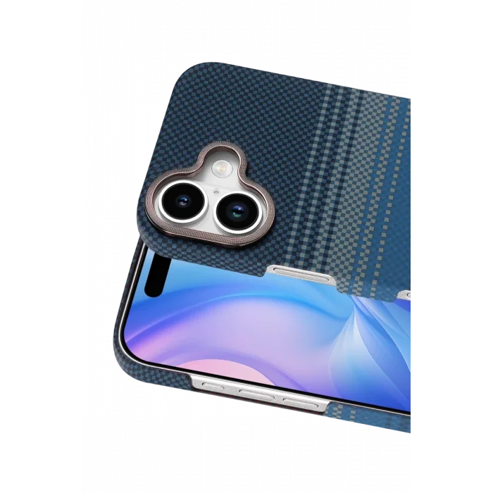 Mey İthalat®   iPhone 17 Vega Magsafe Kapak - Mavi