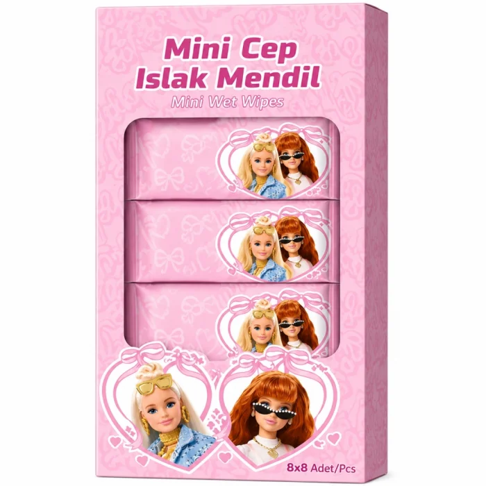 Mey İthalat® Islak Mini Cep Mendili 8li