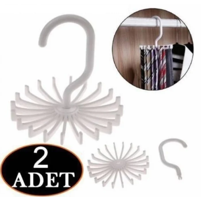 Mey İthalat® Kemer Askısı 20 Kancalı 2 ADET