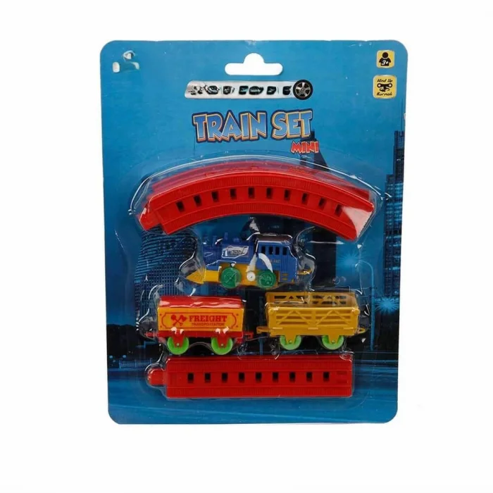 Mey İthalat® Kurmalı Raylı Mini Tren Seti 11 Parça