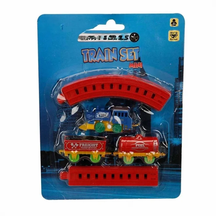 Mey İthalat® Kurmalı Raylı Mini Tren Seti 11 Parça