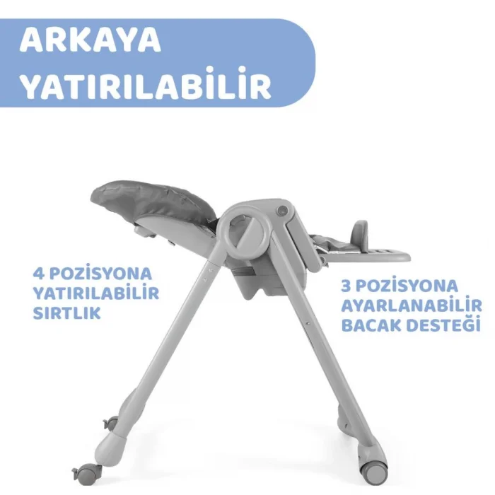 Mey İthalat® Mama Sandalyesi Dark Grey