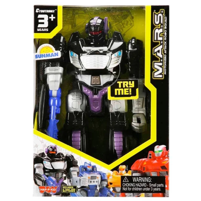 Mey İthalat®  M.A.R.S. Sesli ve Işıklı Yürüyen Robot S00040407