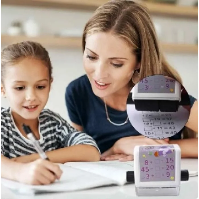 Mey İthalat® Matematik İşlem Rulosu  Boşluk Doldurmalı Set