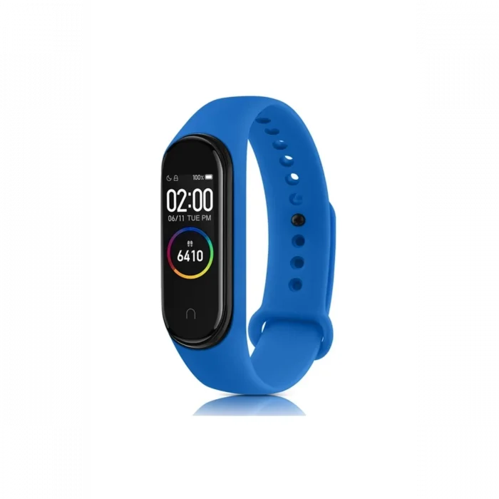 Mey İthalat®   Mi Band 4 Klasik Kordon - Mavi