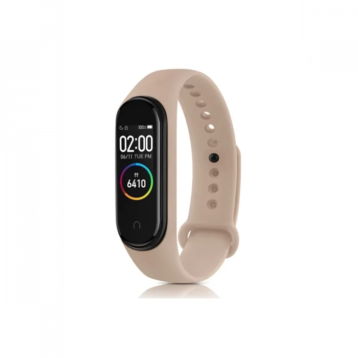 Mey İthalat®   Mi Band 6 Klasik Kordon - Pudra