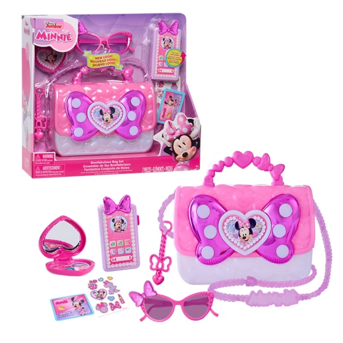 Mey İthalat® Minnie Mouse Kurdele Çanta Seti