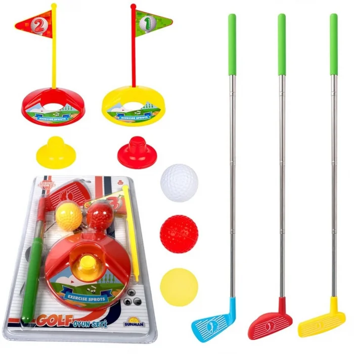 Mey İthalat®  Minyatür Mini Golf Seti