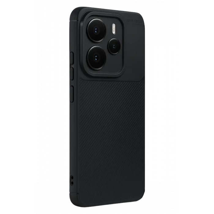 Mey İthalat®   Note 14 5G Auto Focus Karbon Kapak - Siyah