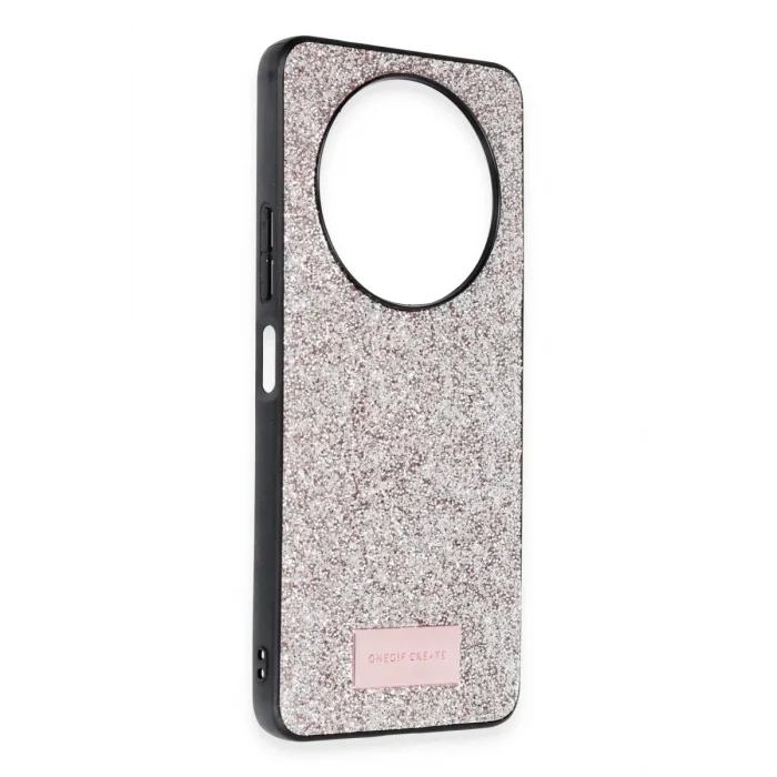 Mey İthalat®   Redmi A3 4G Bright Simli Kapak - Gold