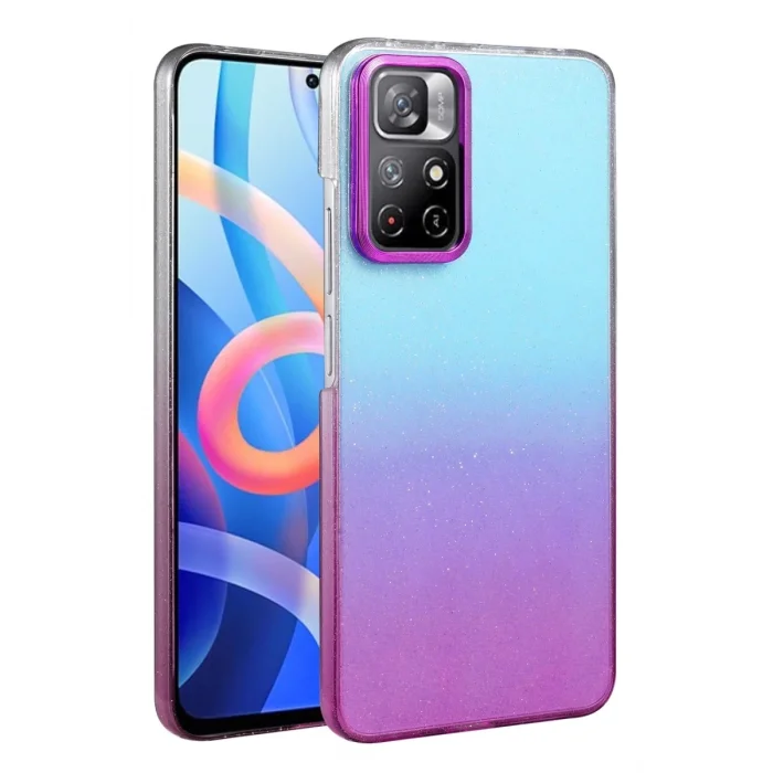 Mey İthalat®   Redmi Note 11 Pro Glossy Kapak - Mor