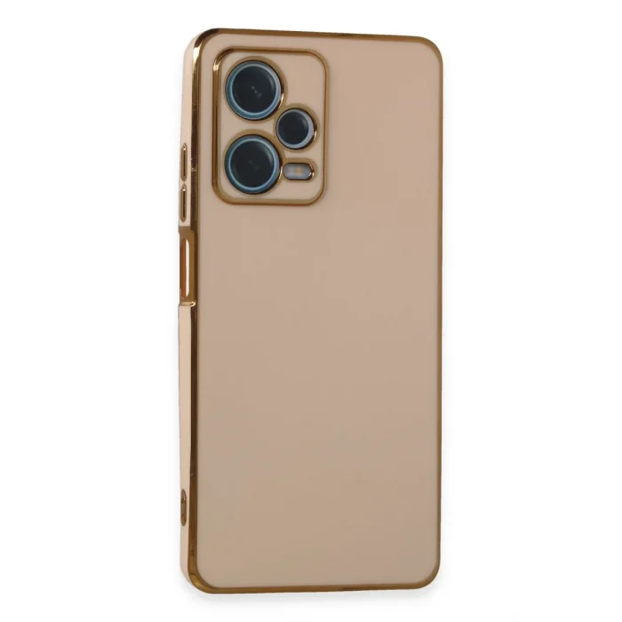 Mey İthalat®   Redmi Note 12 Pro Plus Kılıf Volet Silikon - Pembe