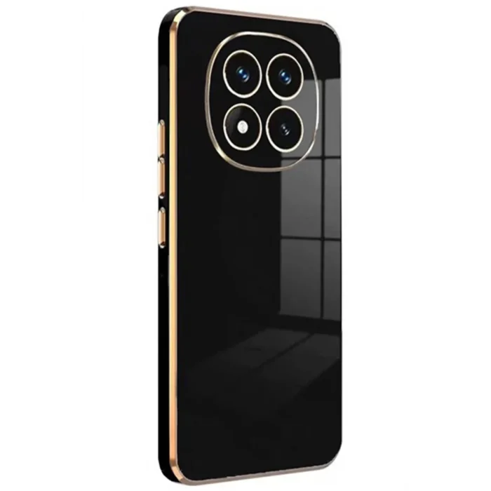 Mey İthalat®   Redmi Note 14 Pro 4G Kılıf Volet Silikon - Siyah