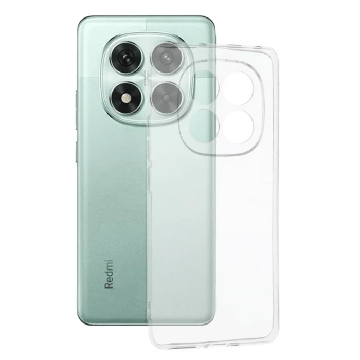 Mey İthalat®   Redmi Note 14 Pro 5G Kılıf Lüx Şeffaf Silikon