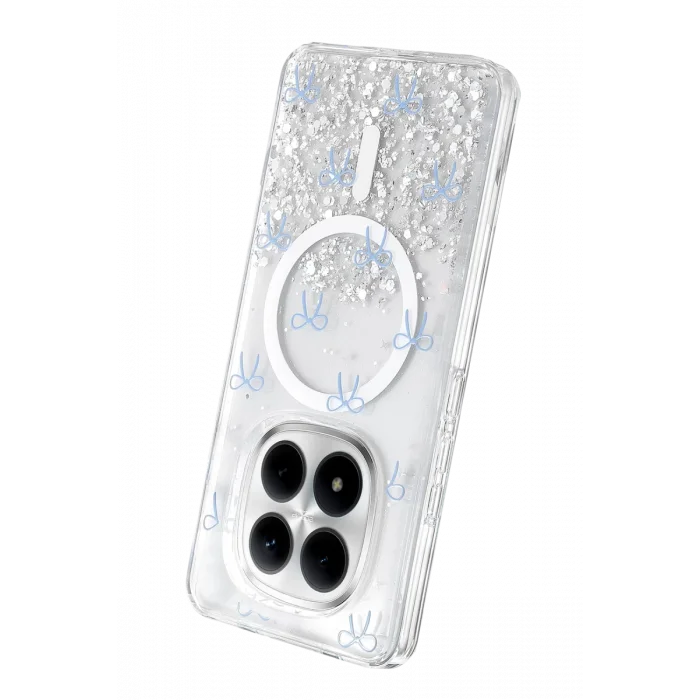 Mey İthalat®   Redmi Note 15 Pro Plus 5G Misk Simli Magsafe Kapak - Desen 3