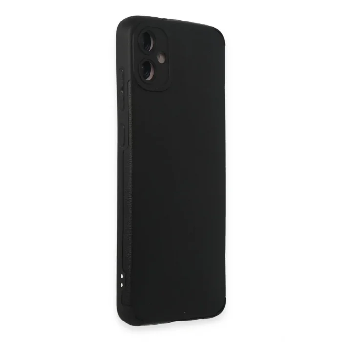 Mey İthalat®  Samsung Galaxy A05 Kılıf Loop Deri Silikon - Siyah