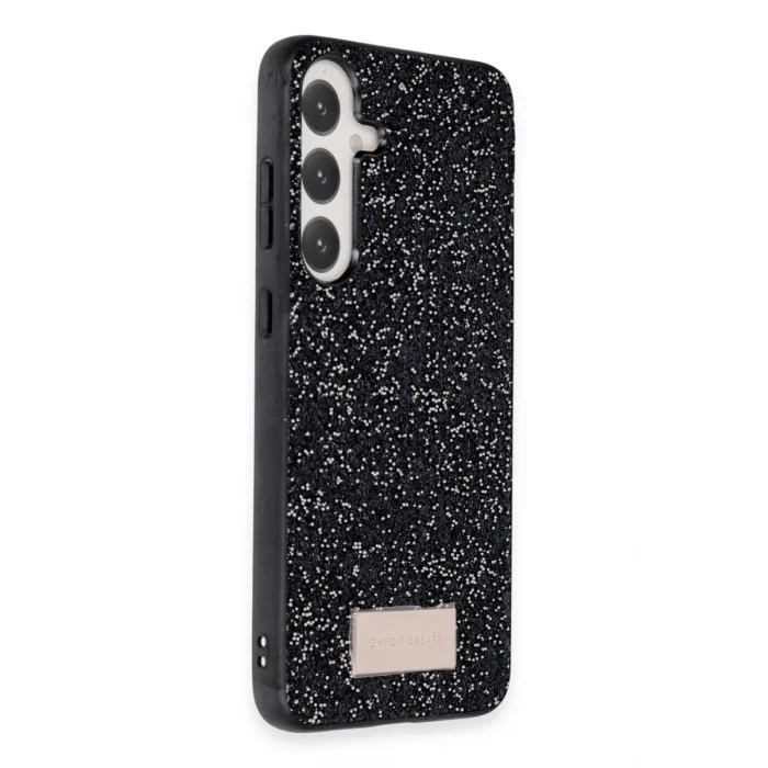 Mey İthalat®  Samsung Galaxy A05S Bright Simli Kapak - Siyah
