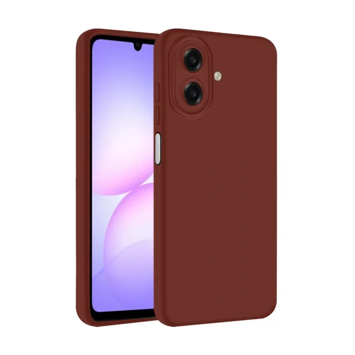 Mey İthalat®  Samsung Galaxy A07 4G First Silikon - Bordo