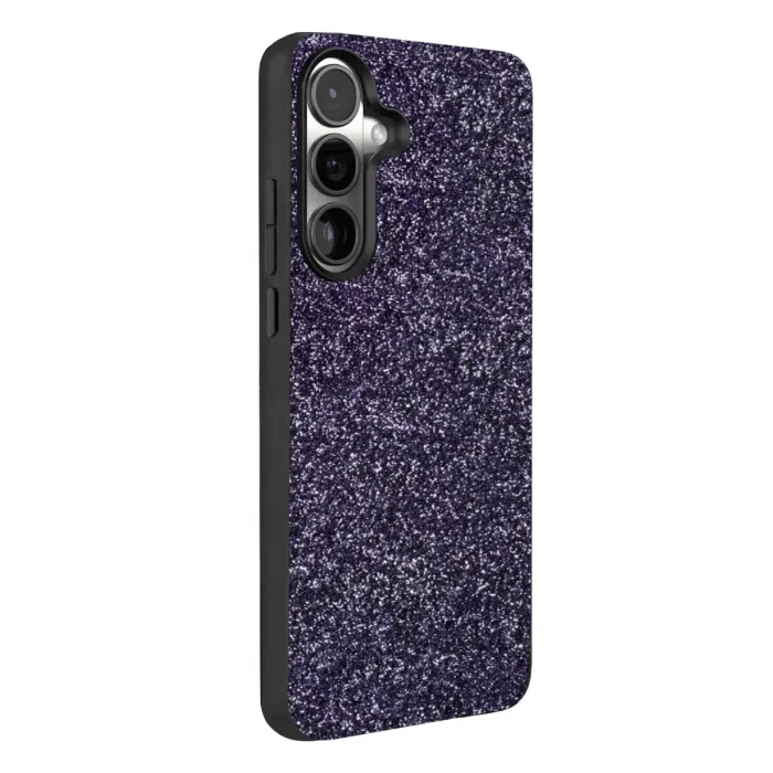 Mey İthalat®  Samsung Galaxy A37 5G Bright Simli Kapak - Derin Mor