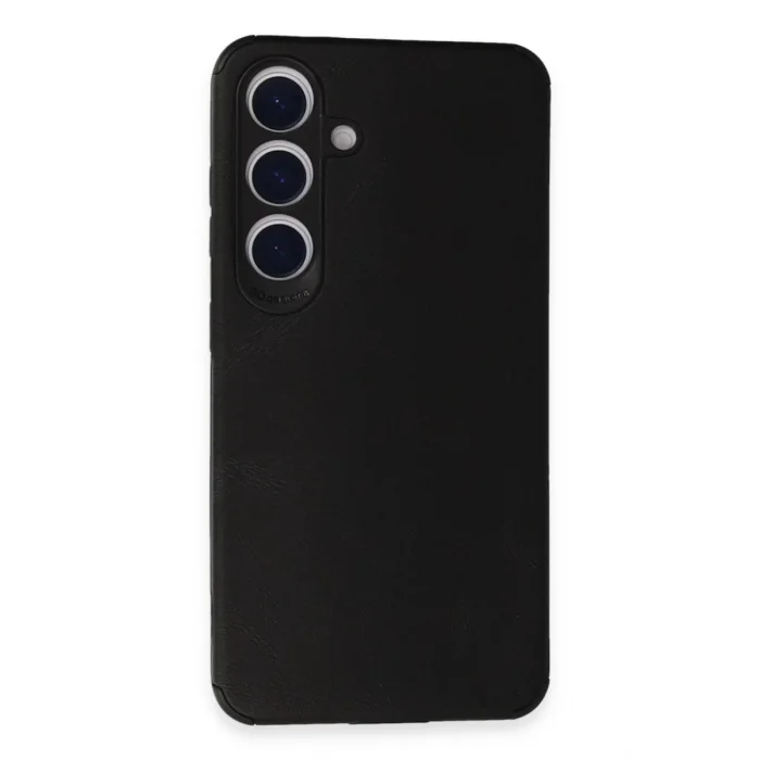 Mey İthalat®  Samsung Galaxy S24 Kılıf Loop Deri Silikon - Siyah