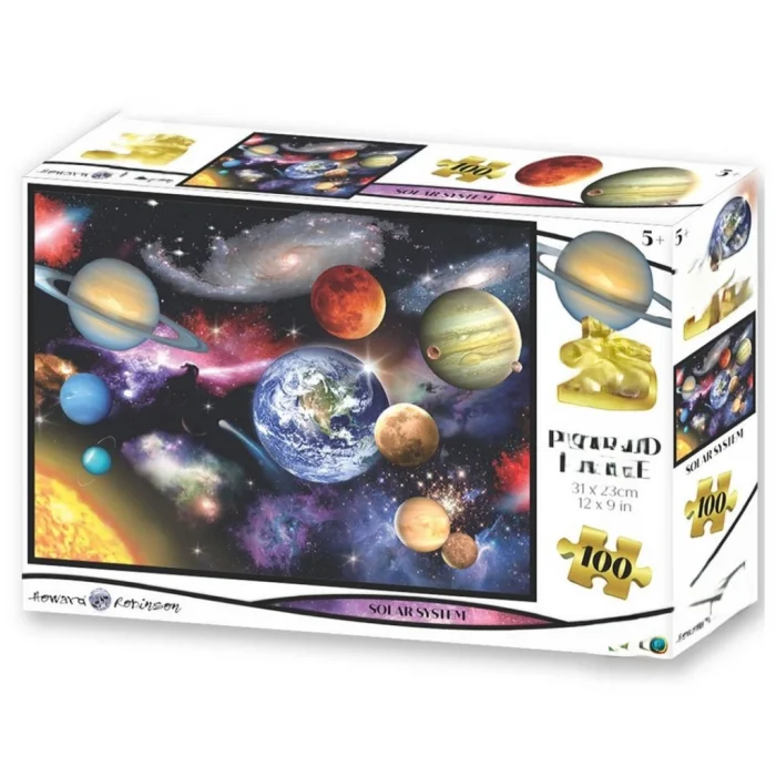 Mey İthalat® Solar Sistem Puzzle 100 Parça