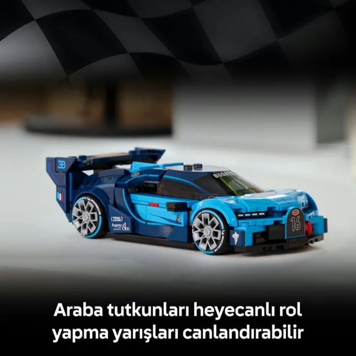 Mey İthalat® Speed Champions Bugatti Vision Gran Turismo Araba 77253