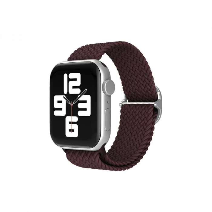 Mey İthalat®  Watch 20mm Star Kordon - Mürdüm