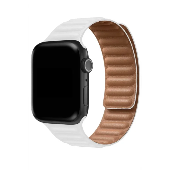 Mey İthalat®   Watch 42mm Loop Kordon - Beyaz