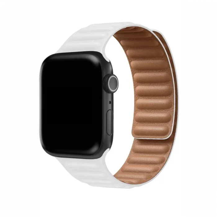 Mey İthalat®   Watch 42mm Loop Kordon - Beyaz