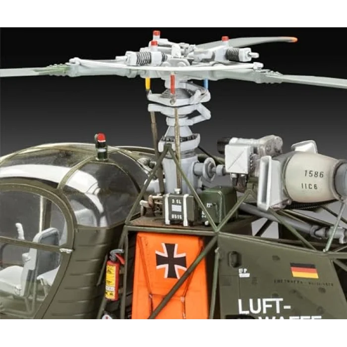Model Set Alouette II Uçak Seti