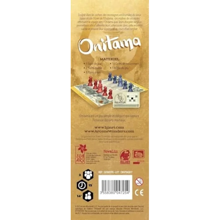 Onitama 2 Kişilik Strateji Oyunu