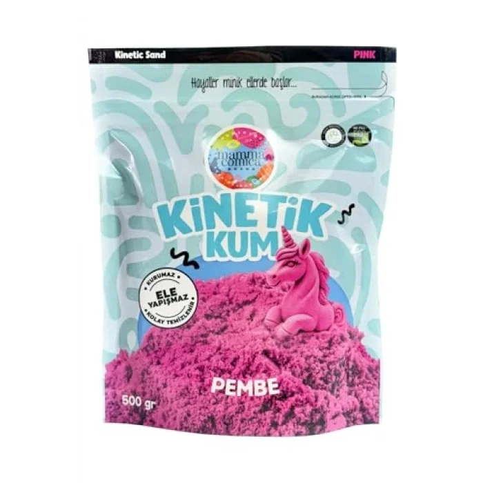 Pembe Kinetik Kum - 500 gr