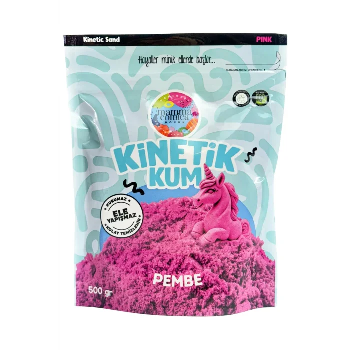 Pembe Kinetik Kum - 500 gr