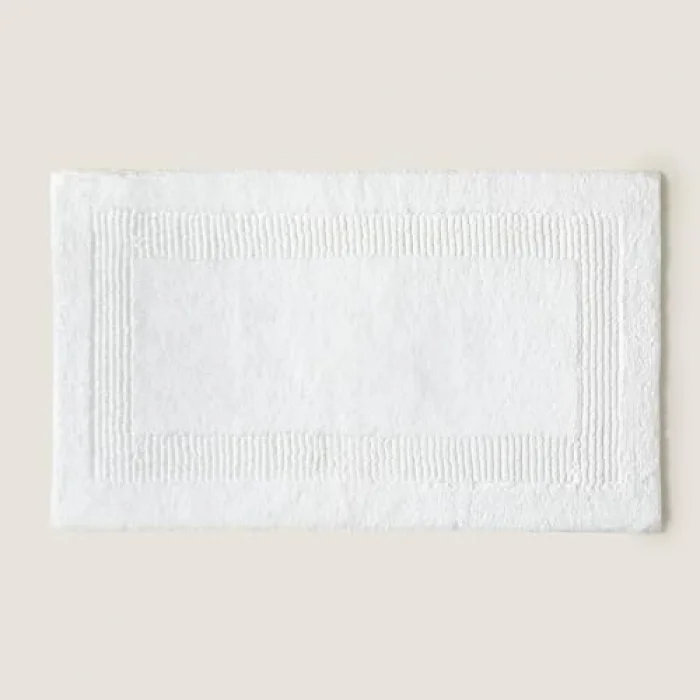 Plaın Bambu Paspas 60X100 Cm Beyaz