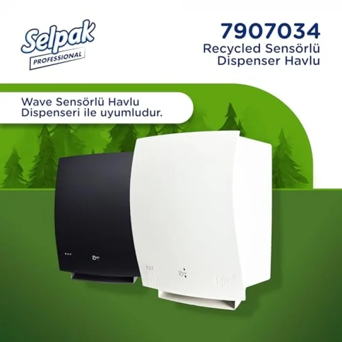 Professional Recycled Sensörlü Havlu, 135 Metre