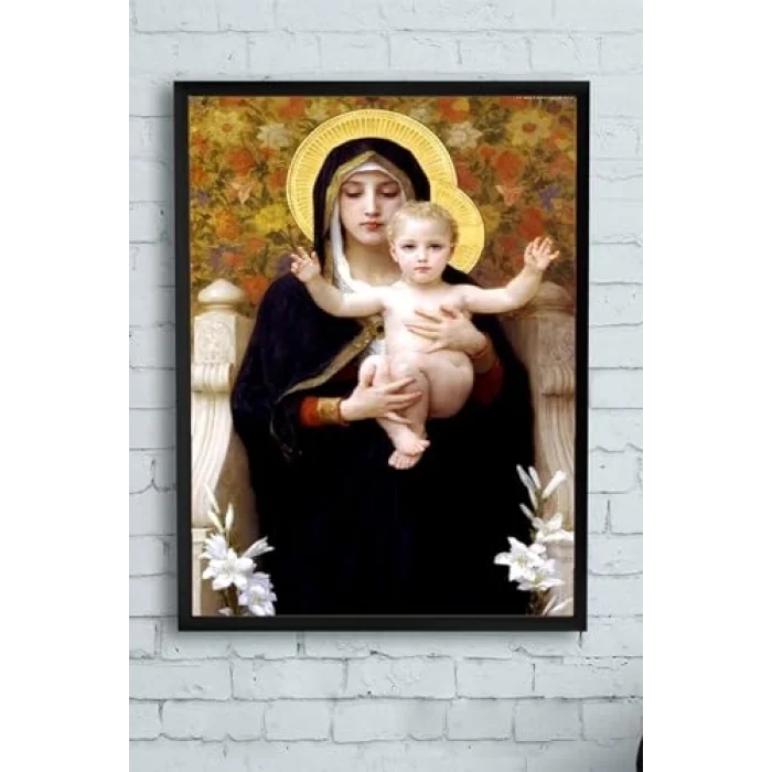 (pster10669) Dini Görsel Çerçeveli Tablo 3 (40x50cm)