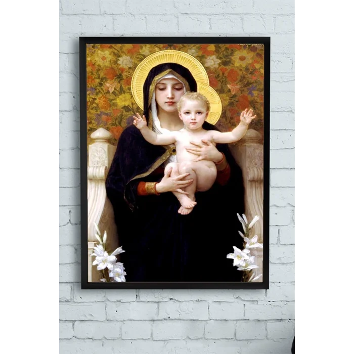 (pster10669) Dini Görsel Çerçeveli Tablo 3 (40x50cm)