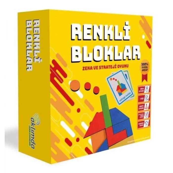 Renkli Bloklar Ahşap