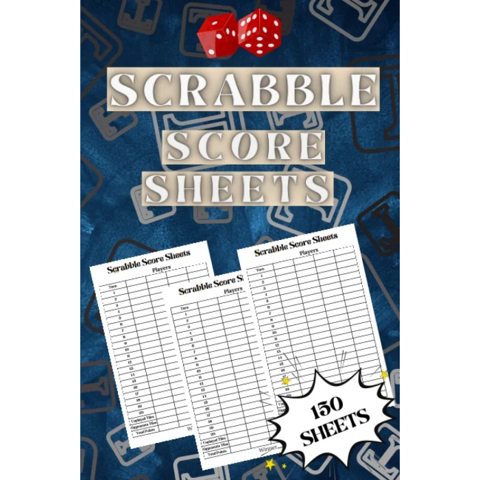Scrabble Score Sheets: Score Keeper Notebook Scrabble Score Cards, Scrabble Score Keeper