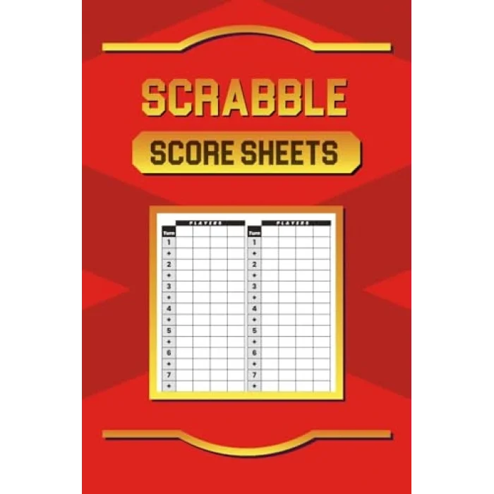 Scrabble Score Sheets: Scrabble Game Book Pad, 120 Sheet Score Card Notebook, Record Your Scrabble Games! Paperback, Scrabble Game Book Pad