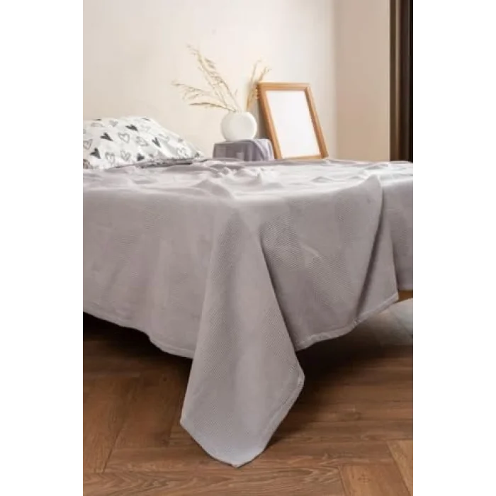 Serenity 200X220 Çift Kişilik Pike, Gri