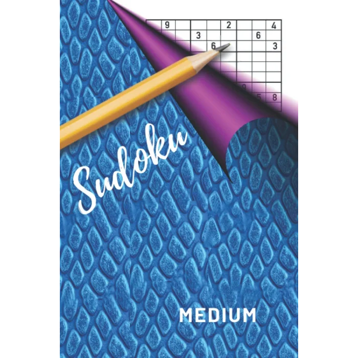 Sudoku: Large print paperback brain game with numbers. Playing level: MEDIUM. Fun for everyone.