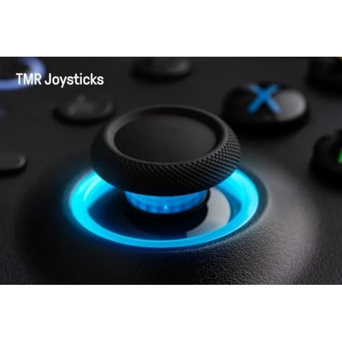 Ultimate 2 Wireless Gaming Controller with TMR Joysticks, Switchable Hall Effect/Tactile Triggers, Motion Control, 8Speed Wireless Tech, Charging Dock, RGB Fire Ring for PC & Android - Purper
