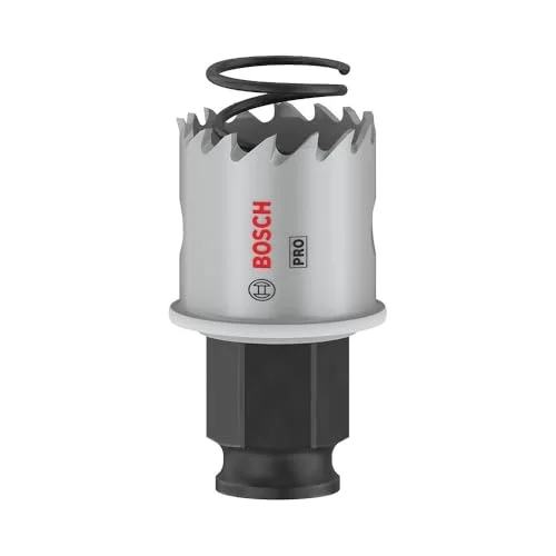 1 x Pro Sheet Metal Power Change Plus Delikli Testere (Paslanmaz Çelik Levhalar, Çelik Levhalar, Ø 27 mm, Profesyonel Aksesuar Döner Matkap/Sürücü)