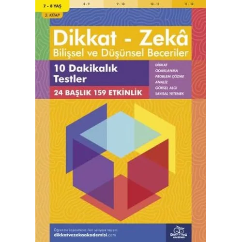 10 Dakikalık Testler (7-8 Yaş) - Dikkat Zeka