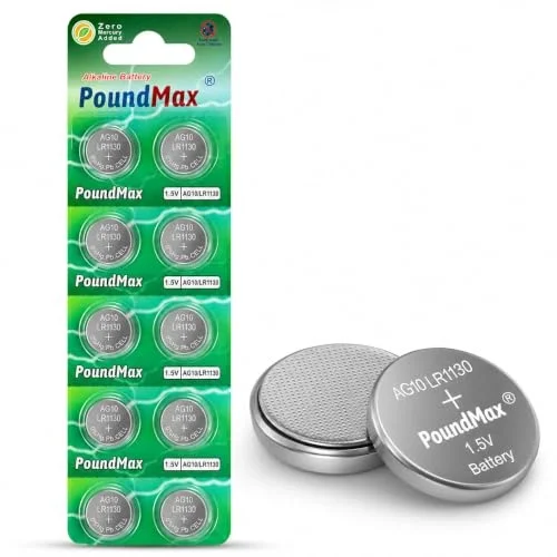10 X AG10, LR54,1,5V Alkalin Düğme Pil
