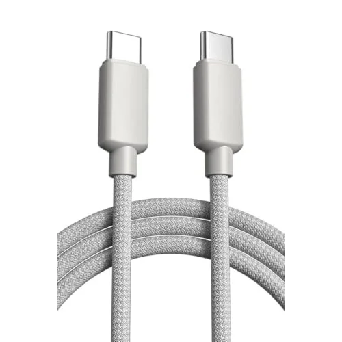 100W Örgülü Type C to Type C SPK-10 1mt Data ve Şarj Kablosu