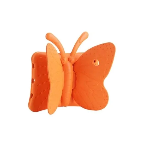 11274 Apple iPad 2 3 4 ile Uyumlu Butterfly Standlı Tablet Kılıf, Turuncu