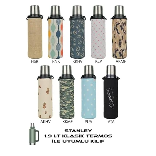 1.9 Lt. Klasik Stanleye Uyumlu Omuz Askılı Termos Kılıfı